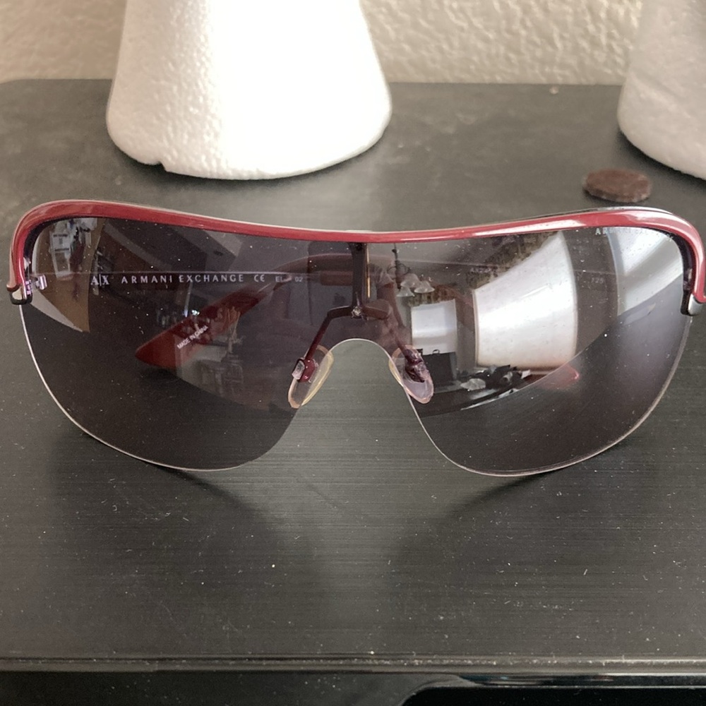 Armani exchange shield sunglasses unisex same day shipping